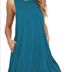 Black T-Shirt dress with pockets